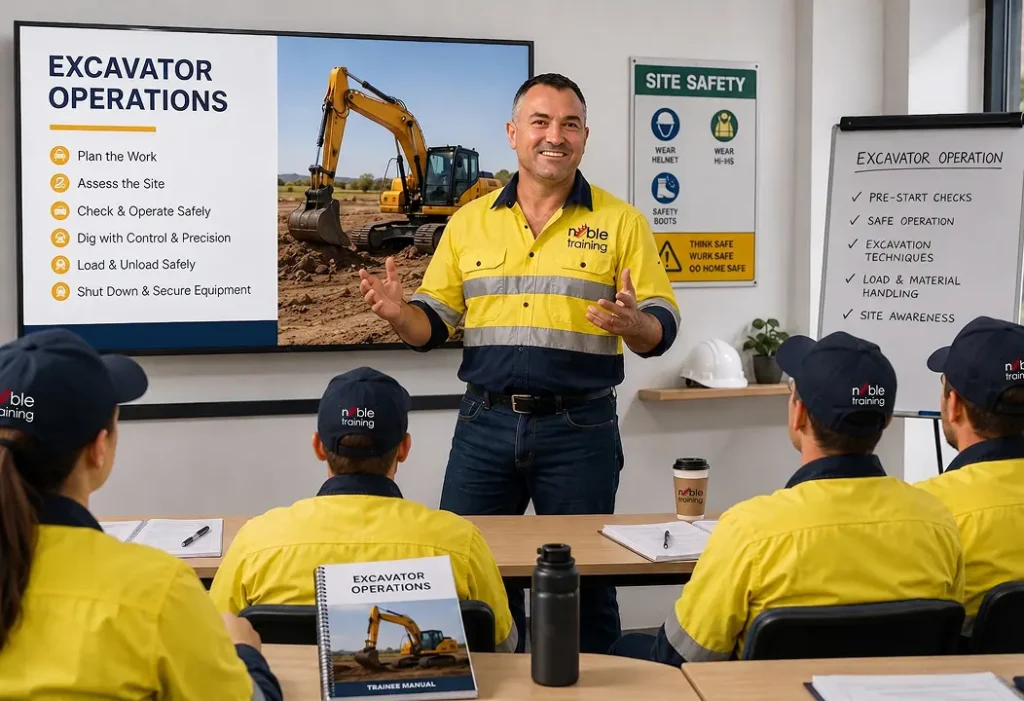 Conduct Civil Construction Excavator Operations