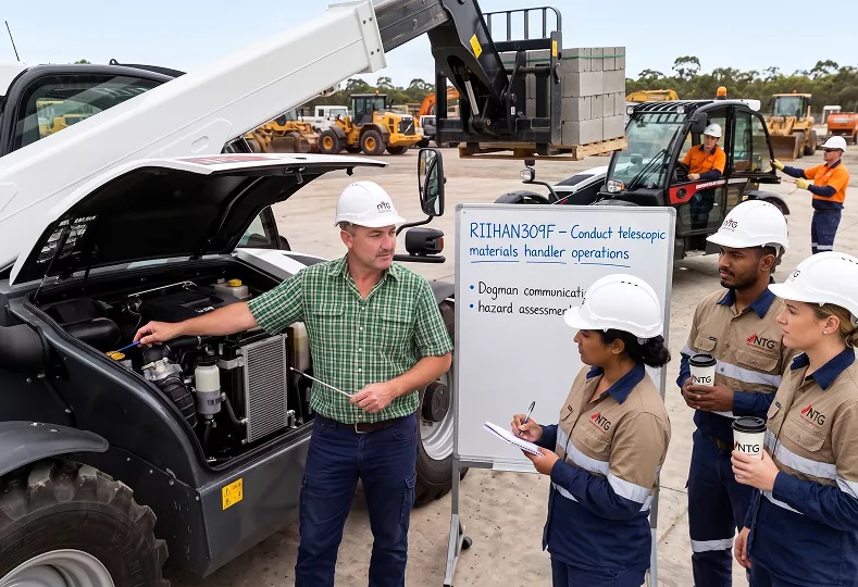 RIIHAN309F - Conduct telescopic materials handler operations